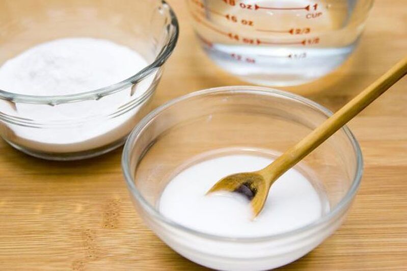 gommage avec du soda pour la croissance du pénis